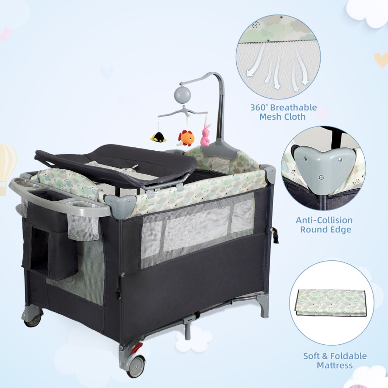 Play yard with bassinet 