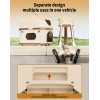 SteAnny Stroller for Dog&Cat,Pet Stroller with 4-Wheels Up to 55lbs, 2-in-1Removable Carrier(Khaki) Coupon Code: USD90