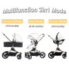 AULON Baby Stroller 360° Rotation 3-in-1 Pram Combo Car Seat Travel System