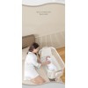 Steanny Electric Rocking Bassinet, Cribs, Beside Sleeper Newborn Co-Sleeper, Baby Sleeping Bed SA705