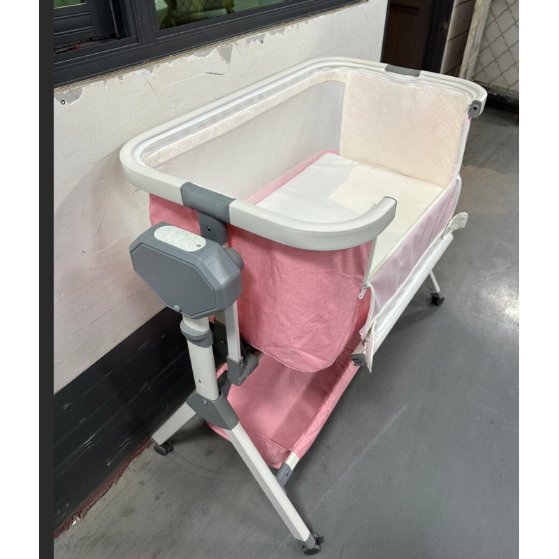 Steanny Bassinet Automatic Rocking Bassinet Electric Swing Bedside Sleeper for Baby Newborn Co-Sleeper Suit 0-6M. Coupon:USD50for705