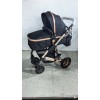 Steanny Baby Stroller 2-in-1 Baby Carriage Reversible Stroller Foldable Pram Upto 55lbs, Suit Newborn to Toddler with Mami Bag (Coupon Code: USD120)