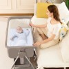 Steanny Baby Bassinets, Newborn Bedside Sleeper Adjustable Portable Rocking Cribs