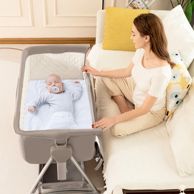 Steanny Baby Bassinets, Newborn Bedside Sleeper Adjustable Portable Rocking Cribs Coupon off$70