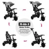 4-in-1 Reversible Toddler Tricycle with Height Adjustable Push Handle