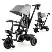 4-in-1 Reversible Toddler Tricycle with Height Adjustable Push Handle 4-in-1 Reversible Toddler Tricycle with Height Adjustable Push Handle