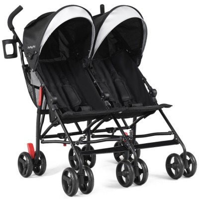 Foldable Twin Baby Double Stroller Ultralight Umbrella Kids Stroller Foldable Twin Baby Double Stroller Ultralight Umbrella Kids Stroller