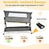 Adjustable Baby Bedside Crib with Large Storage