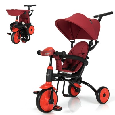 Baby tricycle with clearance handle