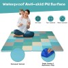 58 Inch Toddler Foam Play Mat Baby Folding Activity Floor Mat