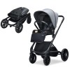 2-in-1 Convertible Baby Stroller with Oversized Storage Basket