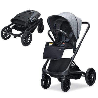 2-in-1 Convertible Baby Stroller with Oversized Storage Basket 2-in-1 Convertible Baby Stroller with Oversized Storage Basket