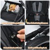 2-in-1 Convertible Baby Stroller with Oversized Storage Basket