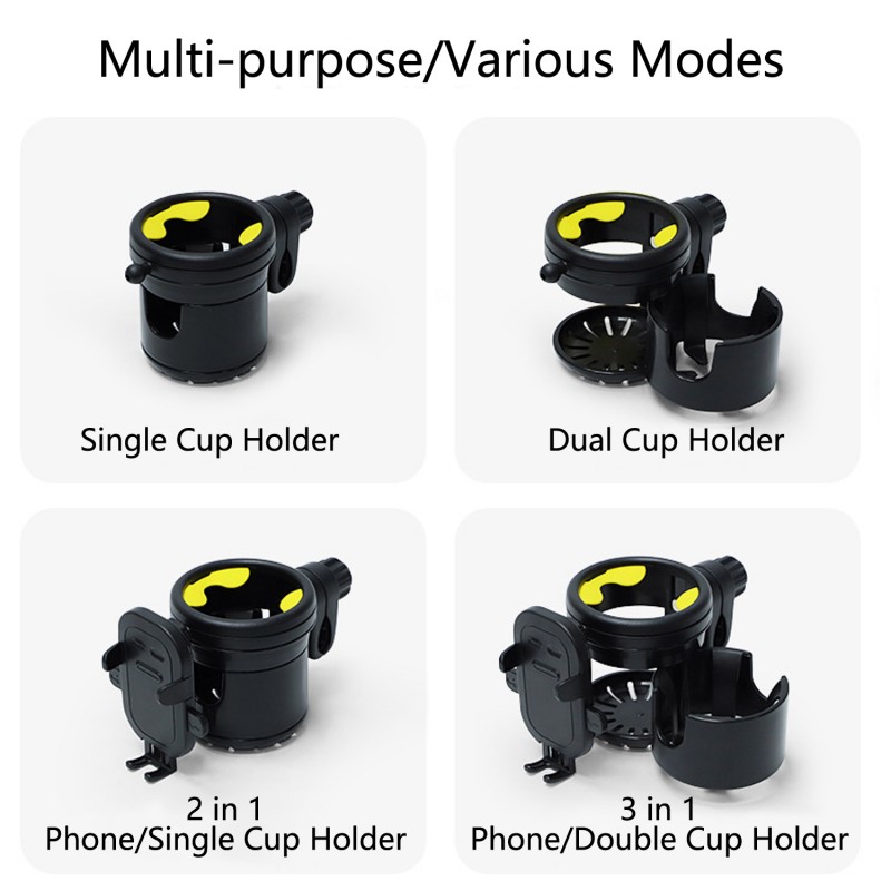 Stroller Cup Holder With Phone Holder, Bike Cup Holder, Cup Holder