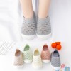 Infant Breathable Mesh Elastic Shoes with Rubber Sole for Foot Protection