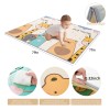 SteAnny Baby Playmat, 2-Sided Reversible, Waterproof & Anti-Slip, Extra Large Foldable Play Mat with Travel Bag