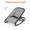 2-in-1 Ergonomic Baby Rocker with 2 Adjustable Recline Positions