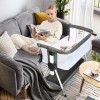 Adjustable Baby Bedside Crib with Large Storage