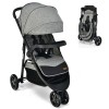 Baby Jogging Stroller with Adjustable Canopy for Newborn