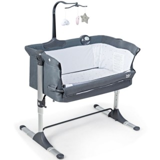 Adjustable side crib best sale