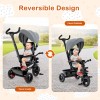 4-in-1 Baby Tricycle Toddler Trike with Convertible Seat