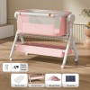 Steanny Electric Rocking Bassinet, Cribs, Beside Sleeper Newborn Co-Sleeper, Baby Sleeping Bed SA705