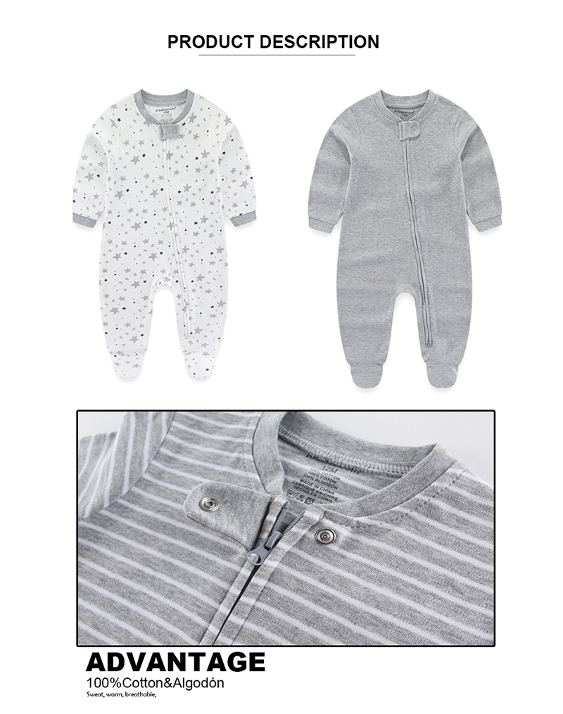 Newborn Baby winter clothes 3pcs baby boys girls rompers long Sleeve  clothing roupas infantis menino Overalls Costumes